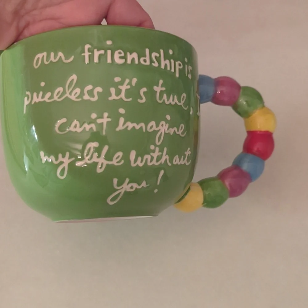 Sandra Magsamen 2x Friendship Coffee Mugs